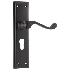 Milton Euro Lever Set, Antique Copper by Tradco, a Door Hardware for sale on Style Sourcebook