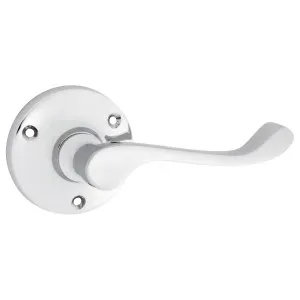 Victorian Lever on Rose Set, Chrome by Tradco, a Door Hardware for sale on Style Sourcebook