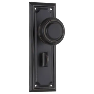 Edwardian Privacy Knob Set, Antique Copper by Tradco, a Door Hardware for sale on Style Sourcebook