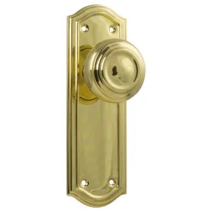 Kensington Knob Latch Set, Polished Brass by Tradco, a Door Hardware for sale on Style Sourcebook