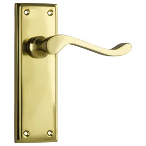 Camden Lever Latch Set, Polished Brass by Tradco, a Door Hardware for sale on Style Sourcebook