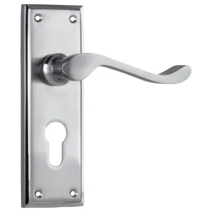Camden Euro Lever Set, Satin Chrome Nickel by Tradco, a Door Hardware for sale on Style Sourcebook