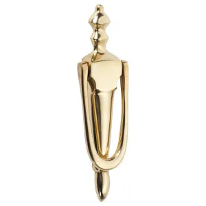 Small Victorian Door Knocker, Polished Brass by Tradco, a Door Hardware for sale on Style Sourcebook