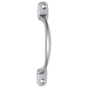 10cm Plain D-Pull Handle , Satin Chrome by Tradco, a Cabinet Hardware for sale on Style Sourcebook