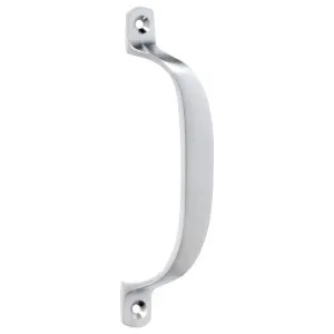 13cm Plain Offset Pull Handle, Satin Chrome by Tradco, a Cabinet Hardware for sale on Style Sourcebook