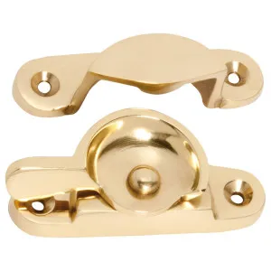 Basic Sash Fastener, Polished Brass by Tradco, a Window Hardware for sale on Style Sourcebook