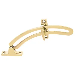 Quadrant Window Stay, Polished Brass by Tradco, a Window Hardware for sale on Style Sourcebook