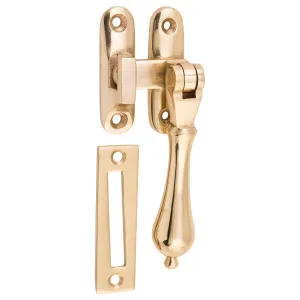 Teardrop Casement Fastener, Polished Brass by Tradco, a Window Hardware for sale on Style Sourcebook