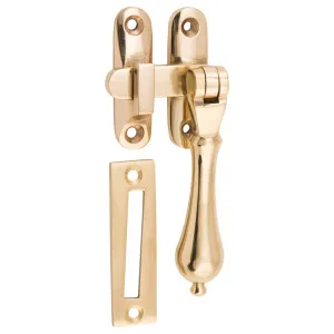 Teardrop Casement Fastener w/Long Throw, Pol Brass by Tradco, a Window Hardware for sale on Style Sourcebook