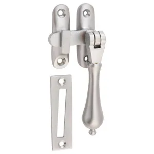 Teardrop Casement Fastener w/Long Throw, Satin CH by Tradco, a Window Hardware for sale on Style Sourcebook