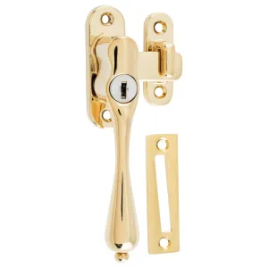 Locking Teardrop Casement Fastener (LH), PVD by Tradco, a Window Hardware for sale on Style Sourcebook