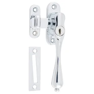 Locking Teardrop Casement Fastener (RH), Chrome by Tradco, a Window Hardware for sale on Style Sourcebook