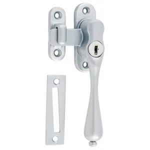 Locking Teardrop Casement Fastener (RH), Satin CH by Tradco, a Window Hardware for sale on Style Sourcebook