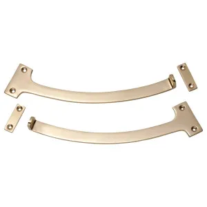Fanlight Window Stops (Pair), Polished Brass by Tradco, a Window Hardware for sale on Style Sourcebook