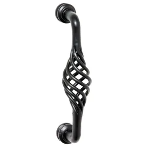12.5cm Twist D-Pull Handle, Matte Blk by Tradco, a Cabinet Hardware for sale on Style Sourcebook