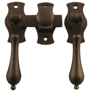 Teardrop French Door Fastener, Antique Brass by Tradco, a Window Hardware for sale on Style Sourcebook