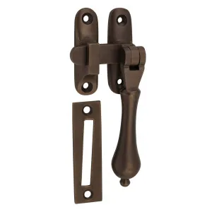 Teardrop Casement Fastener w/Long Throw, Atq Brass by Tradco, a Window Hardware for sale on Style Sourcebook