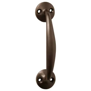 11cm D-Pull Handle w/Round Bases, Antique Brass by Tradco, a Cabinet Hardware for sale on Style Sourcebook