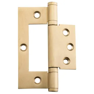 4.9x10cm Hirline Hinge, Satin Brass by Tradco, a Cabinet Hardware for sale on Style Sourcebook