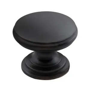 3.2cm Round Flat Cupboard Knob, Antique Copper by Tradco, a Cabinet Hardware for sale on Style Sourcebook