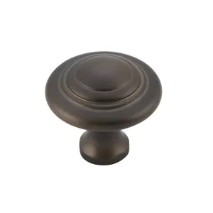 Medium Domed Cupboard Knob, Antique Brass by Tradco, a Cabinet Hardware for sale on Style Sourcebook