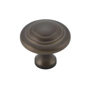 Small Domed Cupboard Knob, Antique Brass by Tradco, a Cabinet Hardware for sale on Style Sourcebook