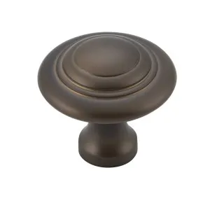 Large Domed Cupboard Knob, Antique Brass by Tradco, a Cabinet Hardware for sale on Style Sourcebook