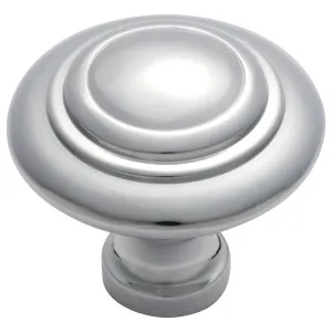 Large Domed Cupboard Knob, Chrome by Tradco, a Cabinet Hardware for sale on Style Sourcebook