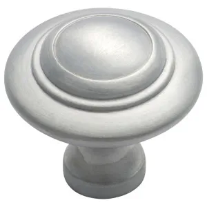 Large Domed Cupboard Knob, Satin Chrome by Tradco, a Cabinet Hardware for sale on Style Sourcebook