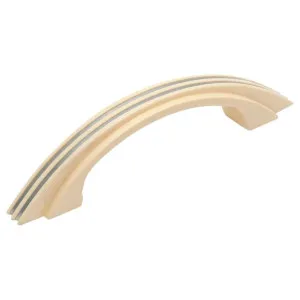 Deco Rainbow Pull Handle, Ivory/Chrome by Tradco, a Cabinet Hardware for sale on Style Sourcebook