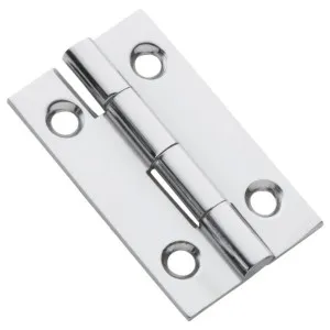 3.8x2.2cm Fixed Pin Cabinet Hinge, Chrome by Tradco, a Cabinet Hardware for sale on Style Sourcebook