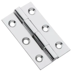 5x2.8cm Fixed Pin Cabinet Hinge, Chrome by Tradco, a Cabinet Hardware for sale on Style Sourcebook