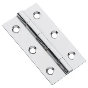 6.3x3.5cm Fixed Pin Cabinet Hinge, Chrome by Tradco, a Cabinet Hardware for sale on Style Sourcebook