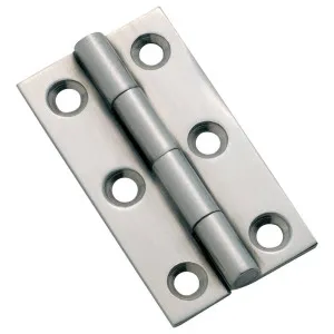 5x2.8cm Fixed Pin Cabinet Hinge, Satin Chrome by Tradco, a Cabinet Hardware for sale on Style Sourcebook