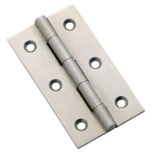 6.3x3.5cm Fixed Pin Cabinet Hinge, Satin Chrome by Tradco, a Cabinet Hardware for sale on Style Sourcebook