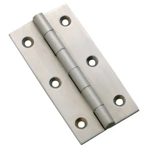 7.6x4.1cm Fixed Pin Cabinet Hinge, Satin Chrome by Tradco, a Cabinet Hardware for sale on Style Sourcebook