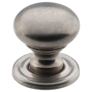 Extra Small Plain Cupboard Knob, Satin Nickel by Tradco, a Cabinet Hardware for sale on Style Sourcebook