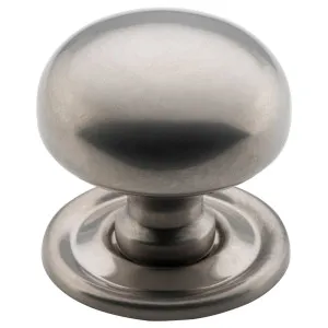 Medium Plain Cupboard Knob, Antique Nickel by Tradco, a Cabinet Hardware for sale on Style Sourcebook