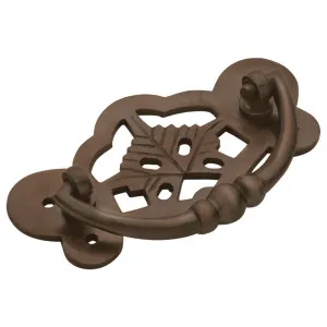 8.8x4.5cm Cast Drawer Handle, Antique Brass by Tradco, a Cabinet Hardware for sale on Style Sourcebook