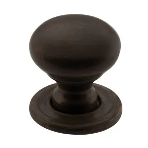 Extra Small Plain Cupboard Knob, Antique Brass by Tradco, a Cabinet Hardware for sale on Style Sourcebook