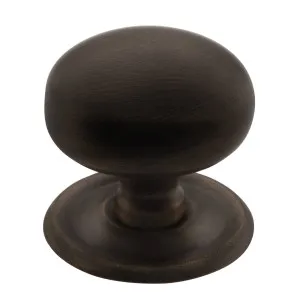 Large Plain Cupboard Knob, Antique Brass by Tradco, a Cabinet Hardware for sale on Style Sourcebook