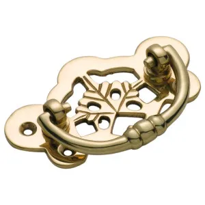 7x4cm Cast Drawer Handle, Polished Brass by Tradco, a Cabinet Hardware for sale on Style Sourcebook