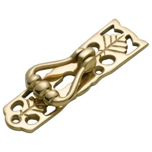 2x7.8cm Cast Pedestal Handle w/Keyhole, Pol Brass by Tradco, a Cabinet Hardware for sale on Style Sourcebook