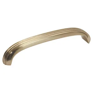 Large Deco Cupboard Pull Handle, Polished Brass by Tradco, a Cabinet Hardware for sale on Style Sourcebook
