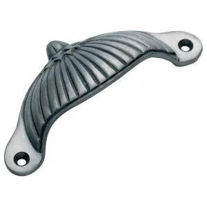 Cast Shell Drawer Pull, Polished Metal by Tradco, a Cabinet Hardware for sale on Style Sourcebook