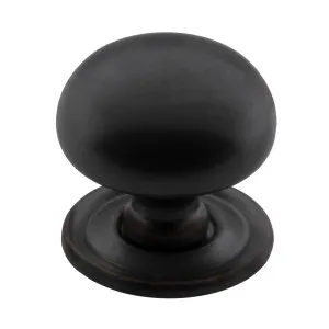Medium Plain Cupboard Knob, Antique Copper by Tradco, a Cabinet Hardware for sale on Style Sourcebook
