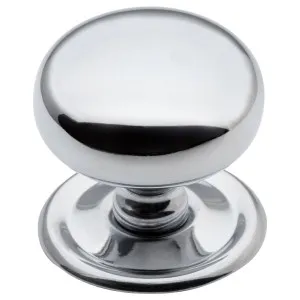 Large Plain Cupboard Knob, Chrome by Tradco, a Cabinet Hardware for sale on Style Sourcebook