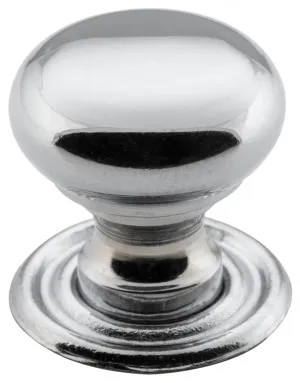 Extra Small Plain Cupboard Knob, Chrome by Tradco, a Cabinet Hardware for sale on Style Sourcebook