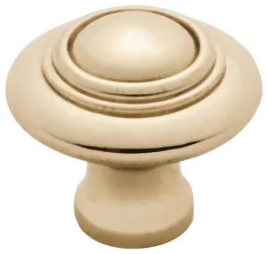 Small Domed Cupboard Knob, Polished Brass by Tradco, a Cabinet Hardware for sale on Style Sourcebook