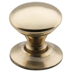 1.9cm Victorian Cupboard Knob, Polished Brass by Tradco, a Cabinet Hardware for sale on Style Sourcebook
